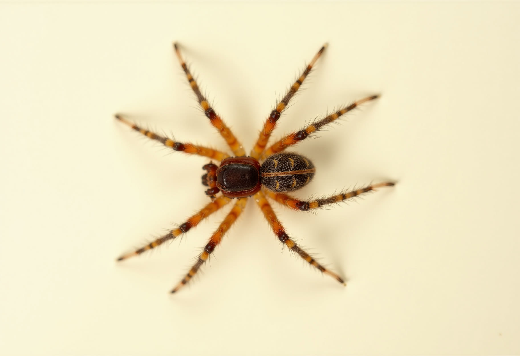 Brown recluse, dorsal — Loxosceles reclusa